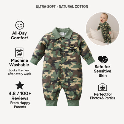AMA™ Little Soldier Kids Onesie