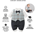 AMA™ Little Mint Gentleman Kids Romper