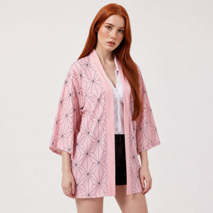 AMA™ Nezuko Pink Haori Cosplay