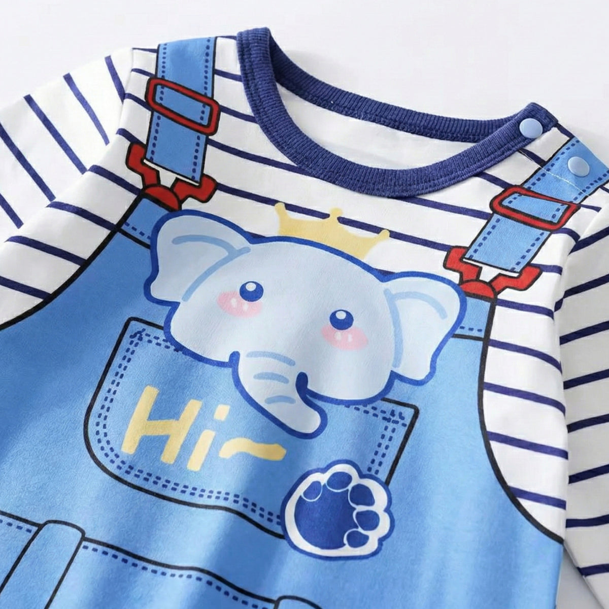 AMA™ Little Сute Elephant Kids Romper