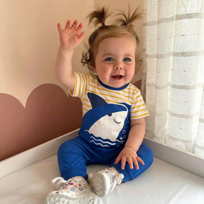 AMA™ Little Shark Kids Onesie