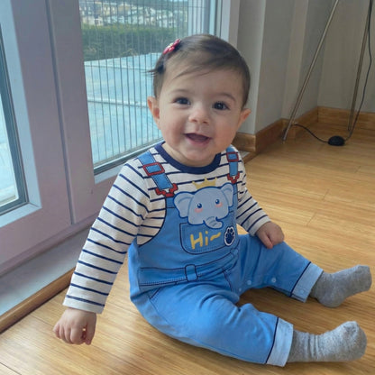 AMA™ Little Сute Elephant Kids Onesie