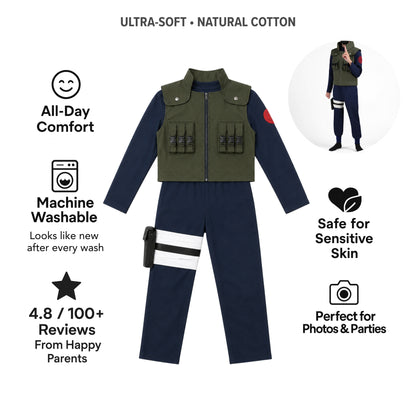 AMA™ Kakashi Hatake Shinobi Cosplay