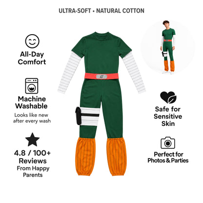AMA™ Rock Lee Ninja Cosplay