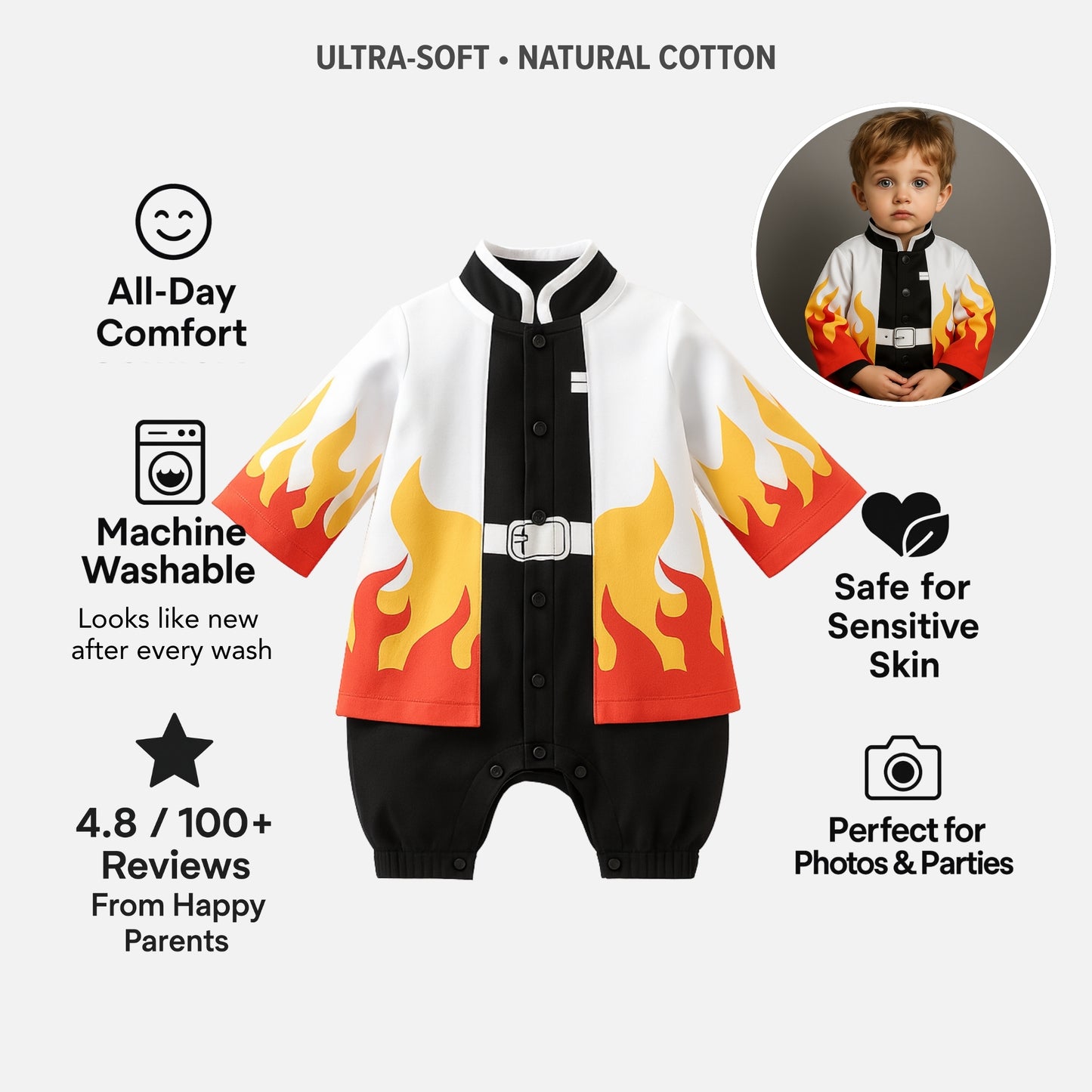 AMA™ Little Rengoku Fullcover Bodysuit
