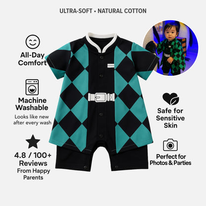 AMA™ Little Tanjiro Fullcover Bodysuit