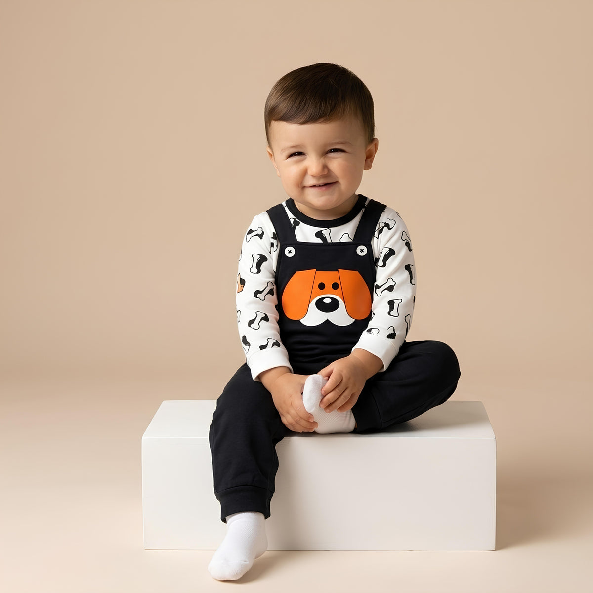 AMA™ Little Puppy Kids Romper