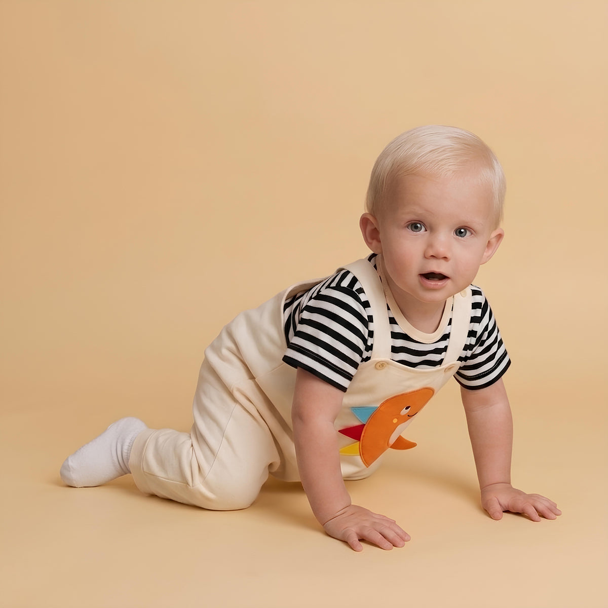 AMA™ Little Sunny Dino Kids Romper