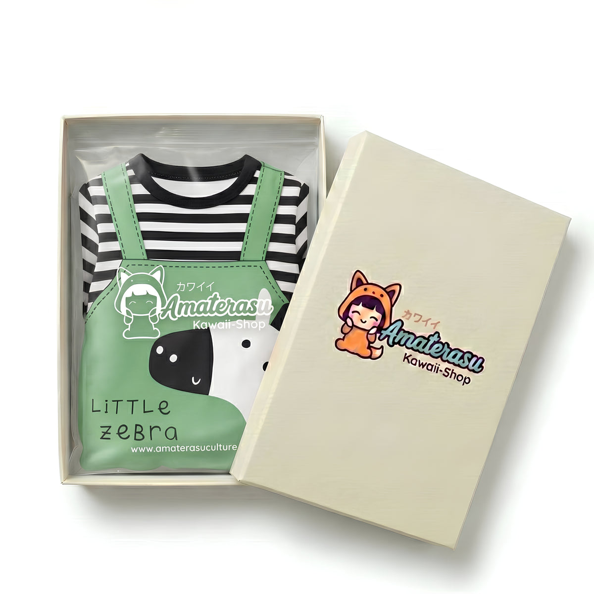 AMA™ Little Safari Zebra Kids Romper