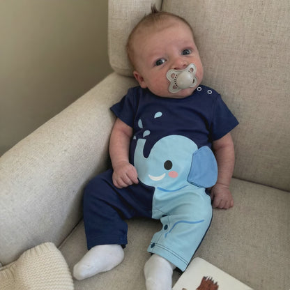 AMA™ Little Elephant Kids Onesie