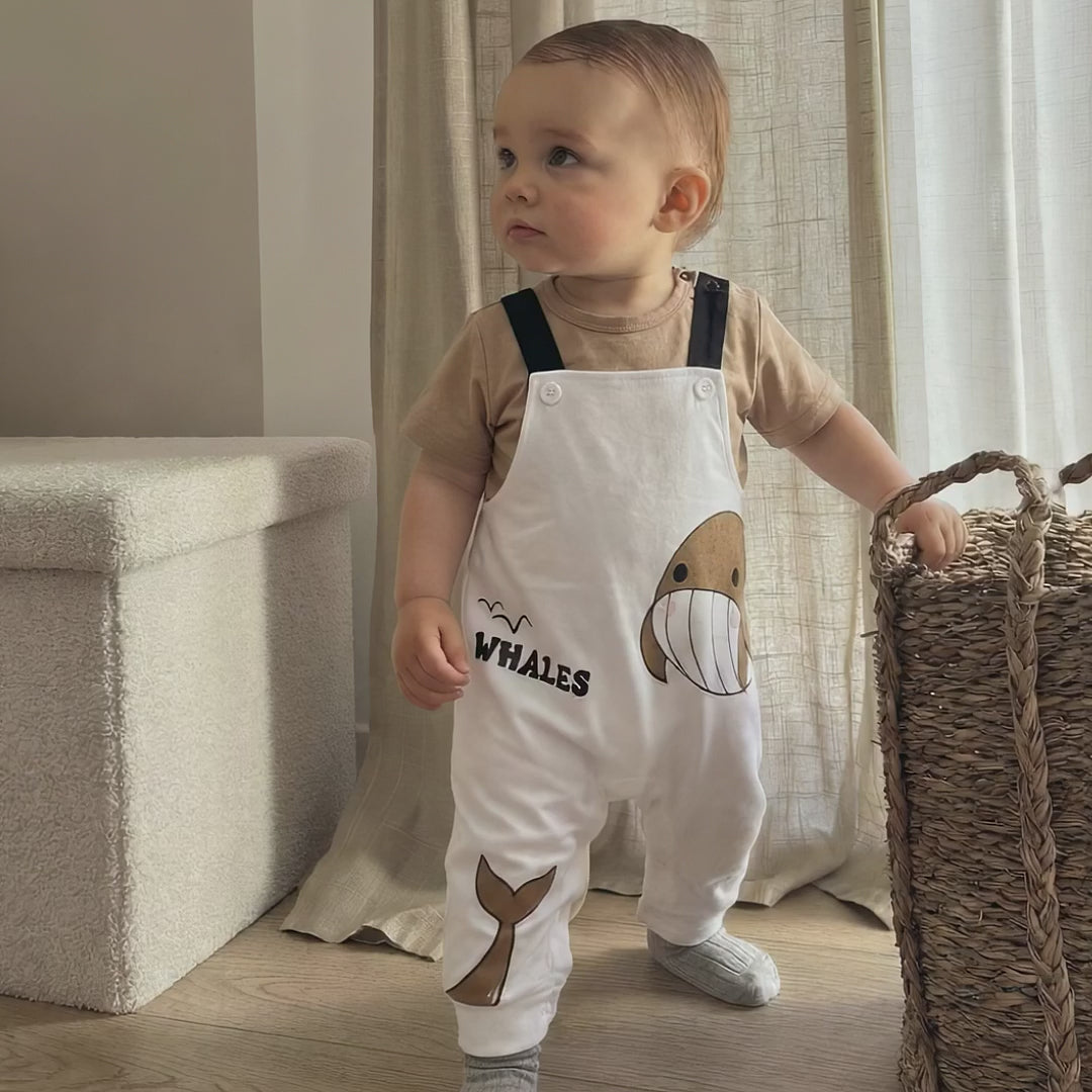 AMA™ Little Whale Kids Onesie