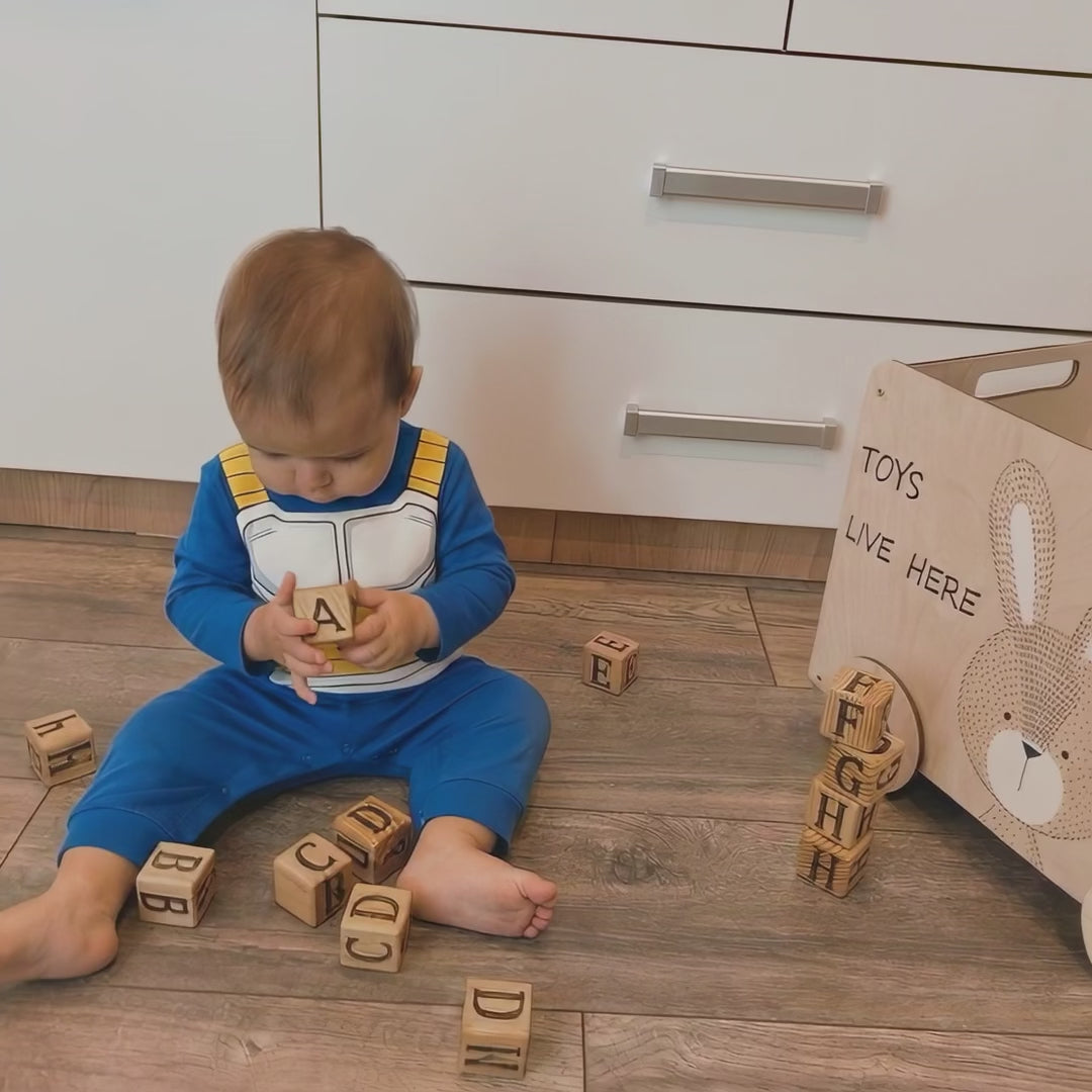 AMA™ Little Vegeta Fullcover Kids Onesie