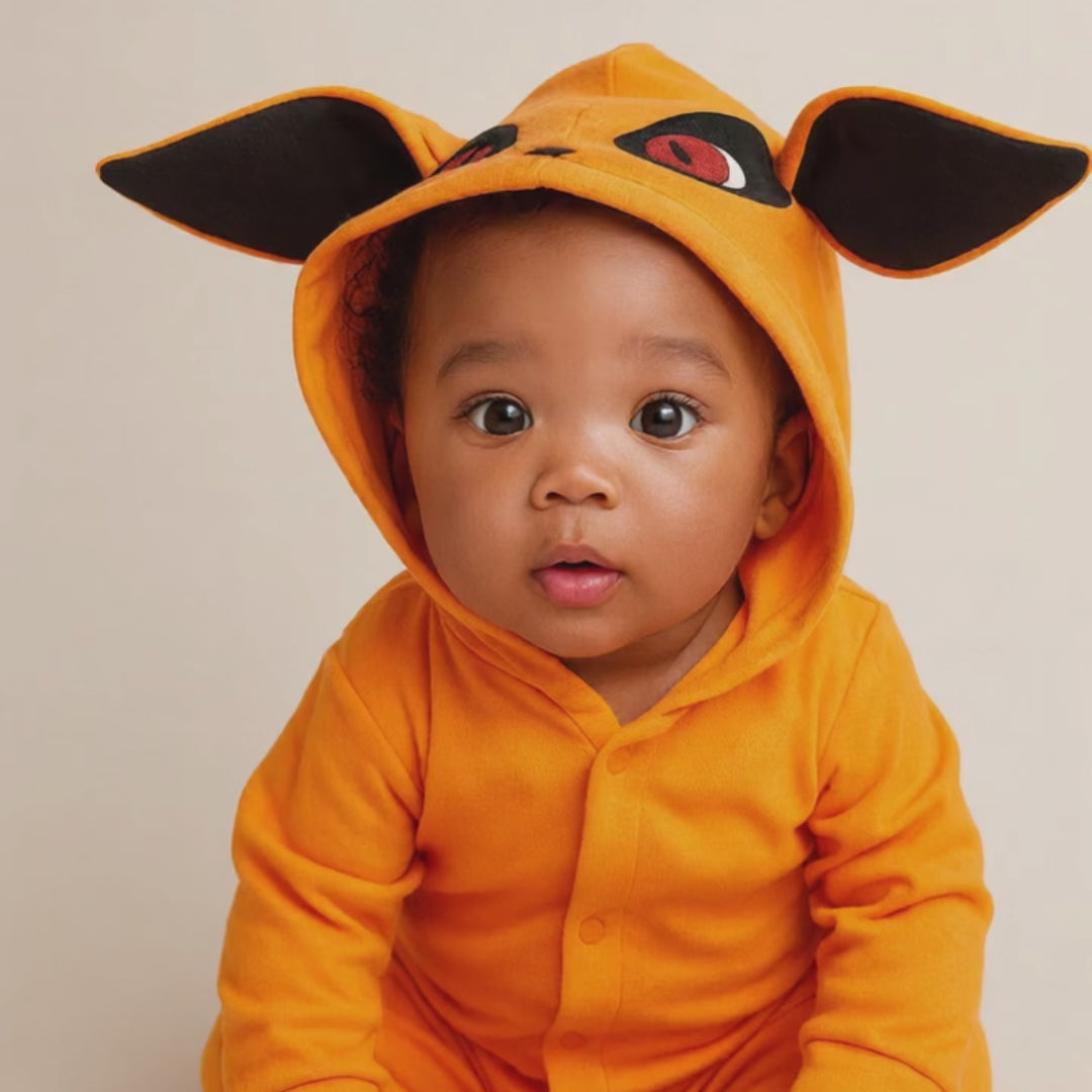 AMA™ Little Kurama Fullcover Kids Onesie
