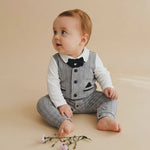 AMA™ Little Oxford Gentleman Kids Romper