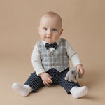 AMA™ Little Mint Gentleman Kids Romper
