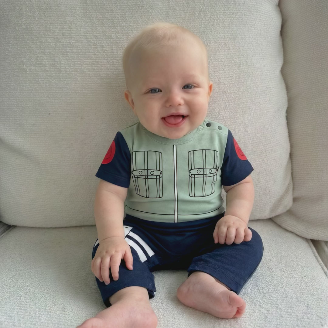 AMA™ Little Kakashi Short Sleeve Kids Onesie