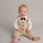 AMA™ Little Champagne Gentleman Kids Romper