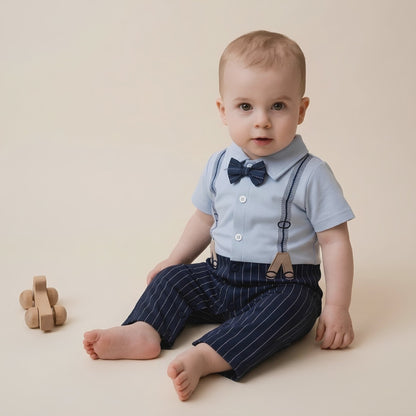 AMA™ Little Suspenders Gentleman Kids Onesie