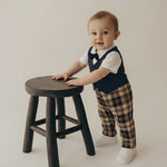 AMA™ Little Plaid Gentleman Kids Romper